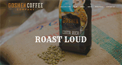 Desktop Screenshot of goshencoffee.com